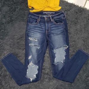 AE distressed jeans